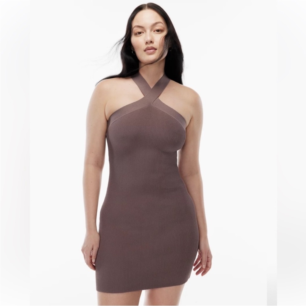 Babaton sculpt knit dress